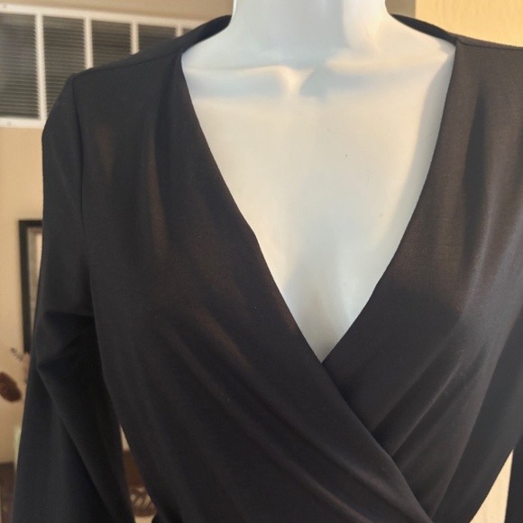 NWT Diane von Furstenberg Classic Julian Two Wrap Dress Jet Black Size 10 $285 - Picture 5 of 5